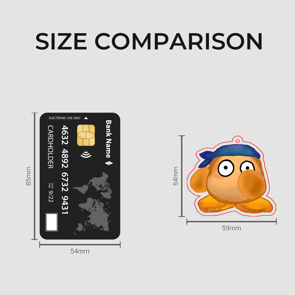 Shocked Bandana Dee Keychain