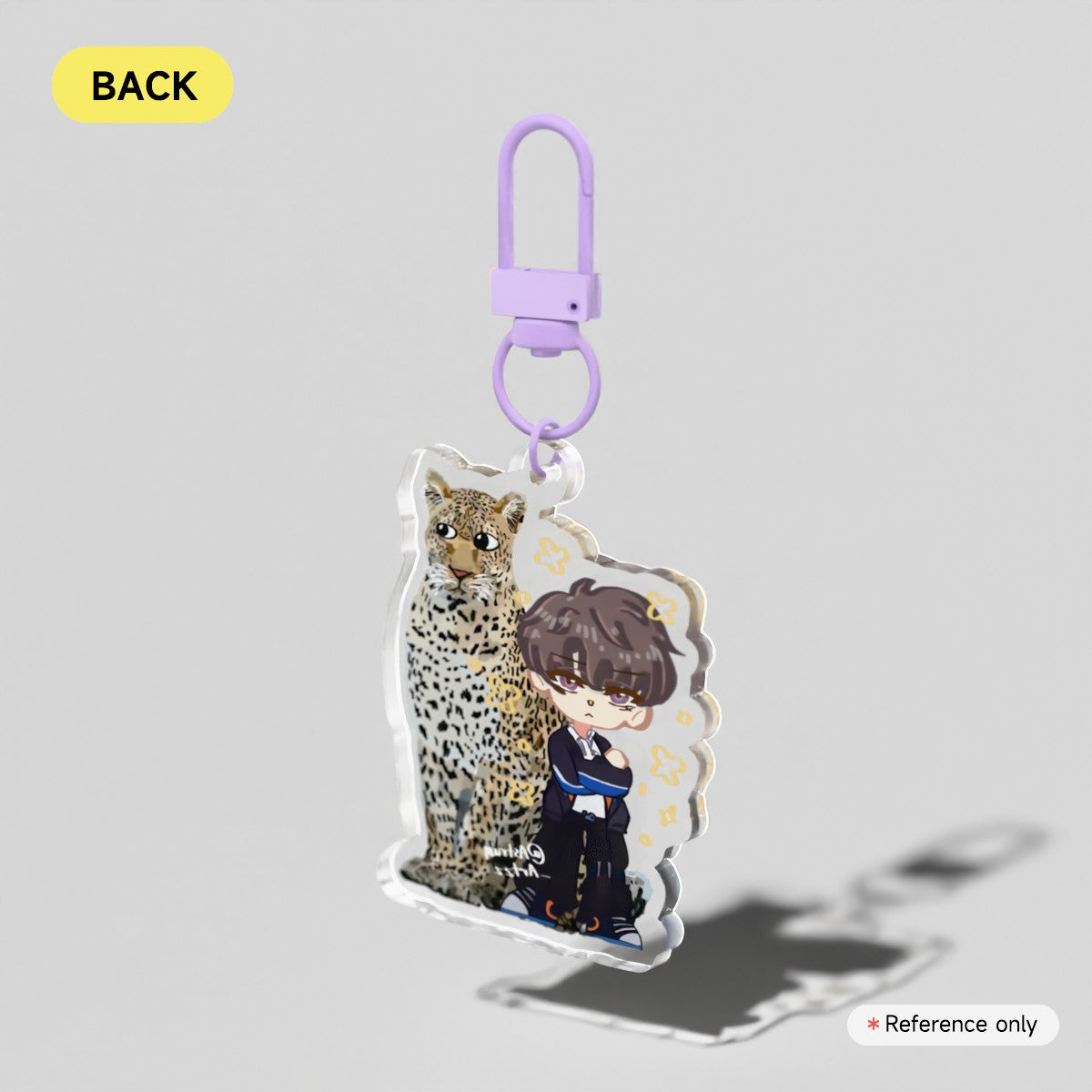 Caleb Leopard Keychain