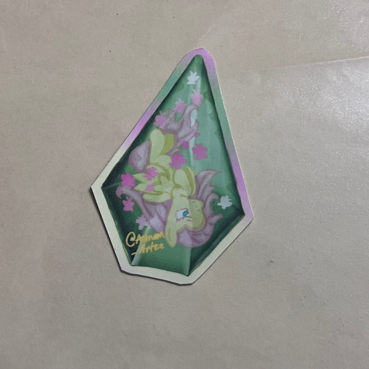 Flutter Shy Crystal Sticker