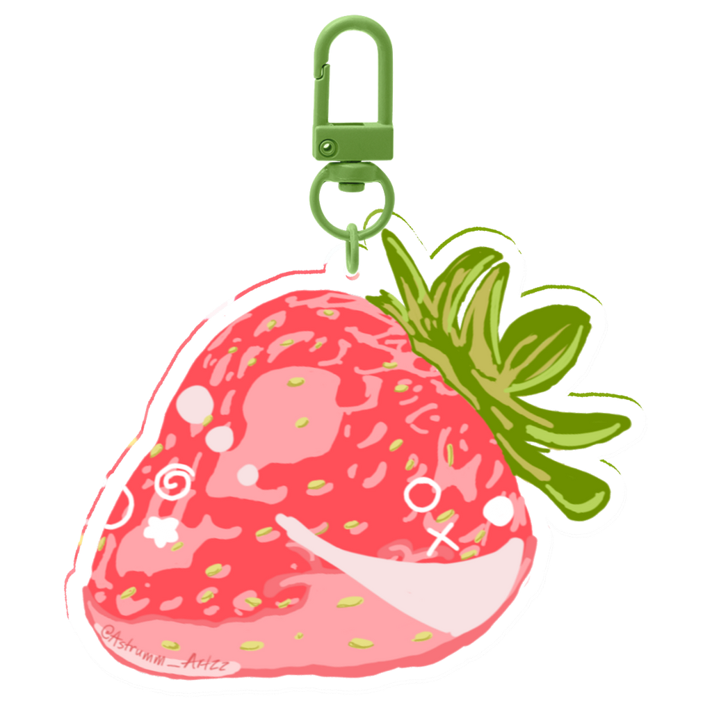 Strawberry Keychain