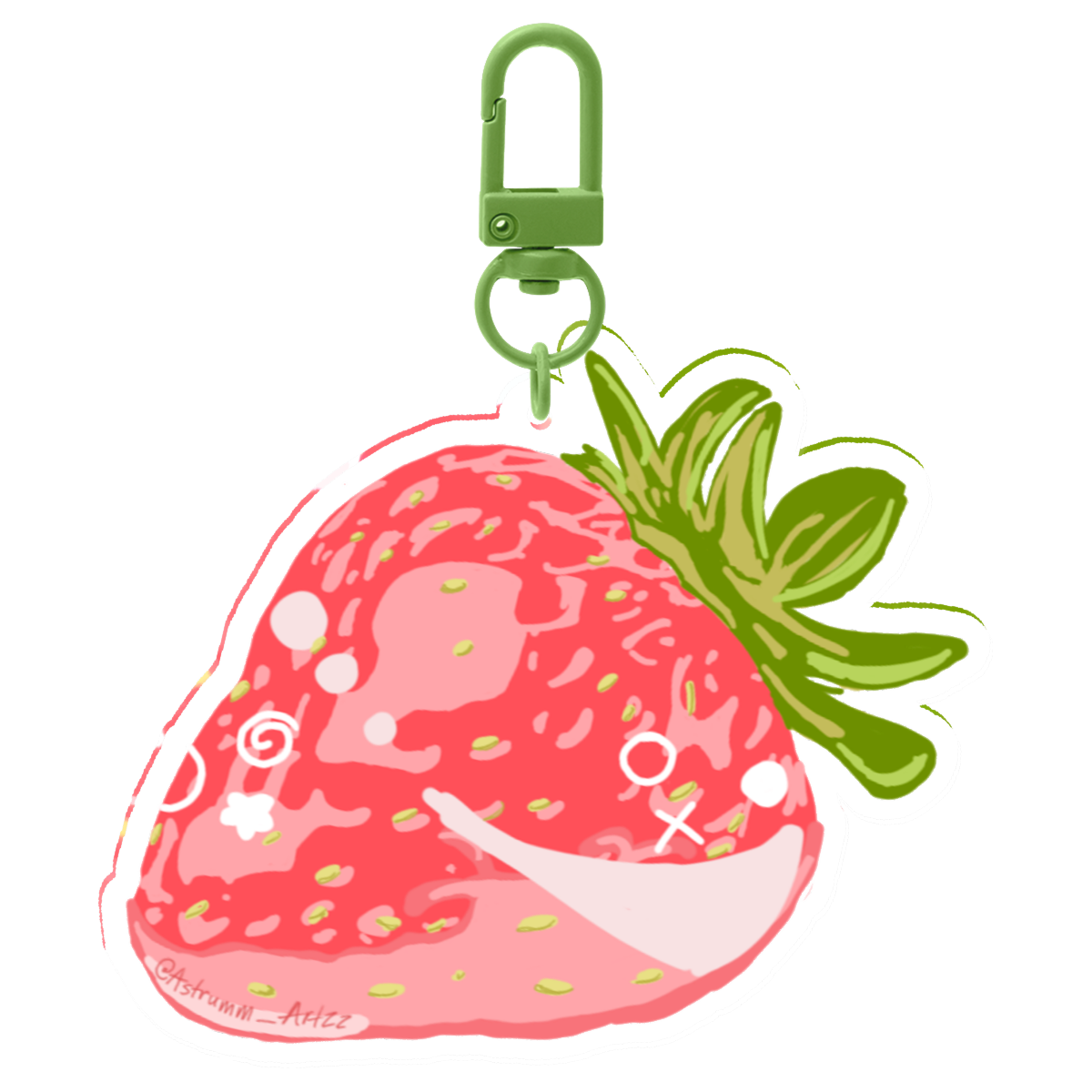 Strawberry Keychain