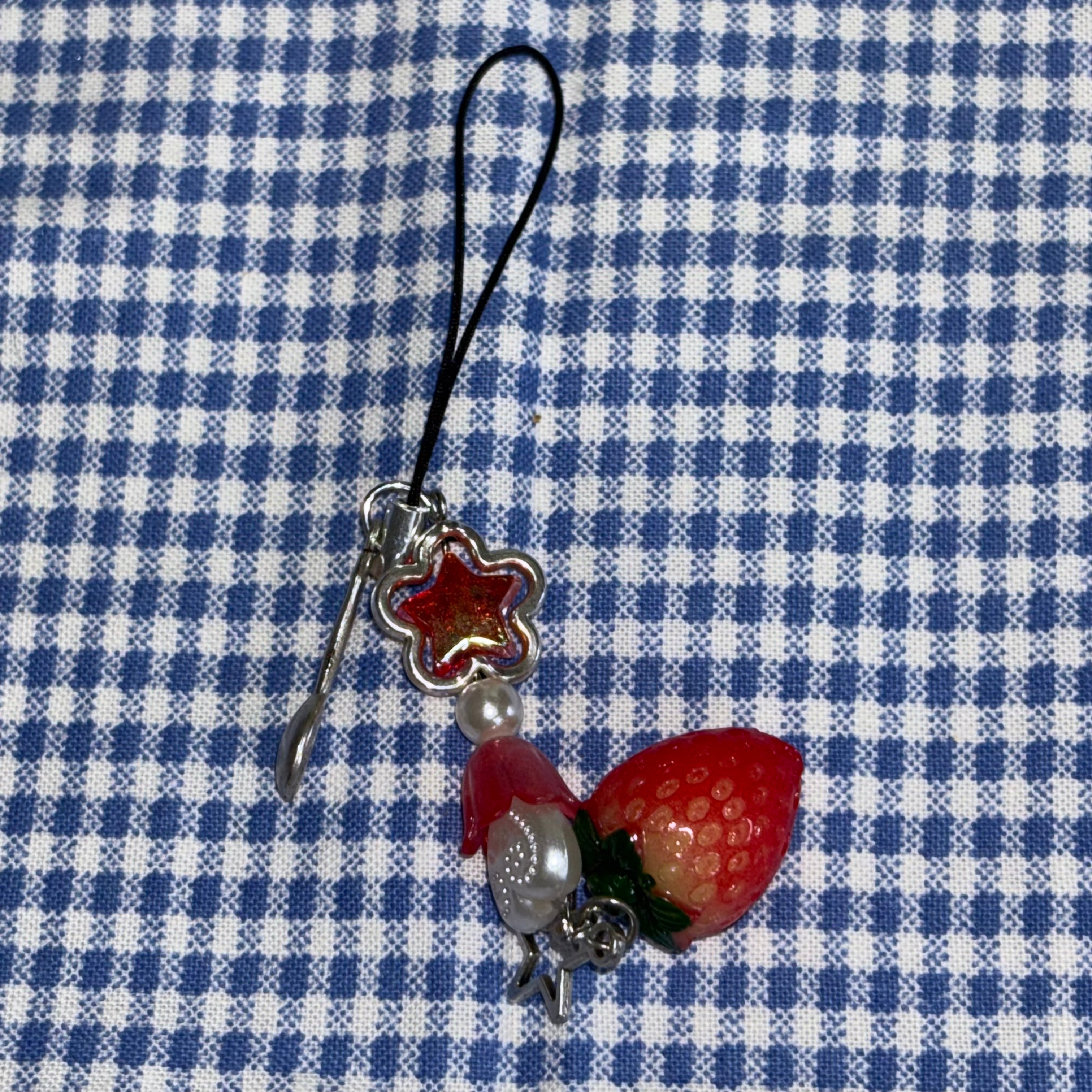 Strawberry Phone Charm