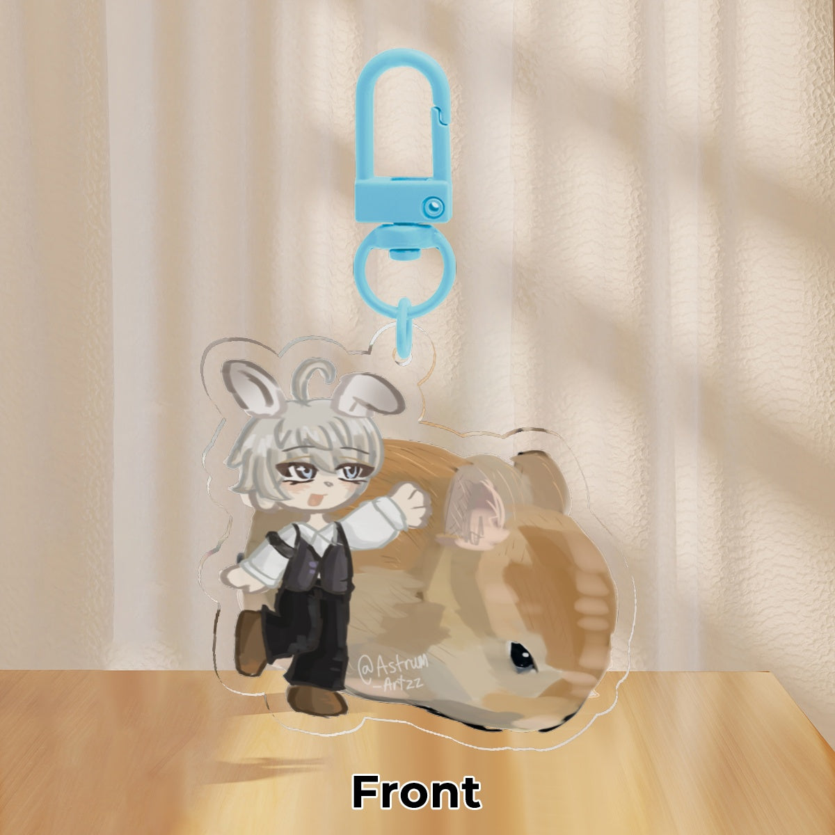 Xavier Bunny Keychain