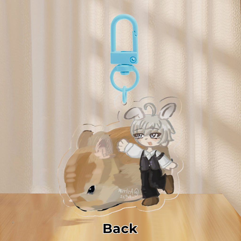 Xavier Bunny Keychain