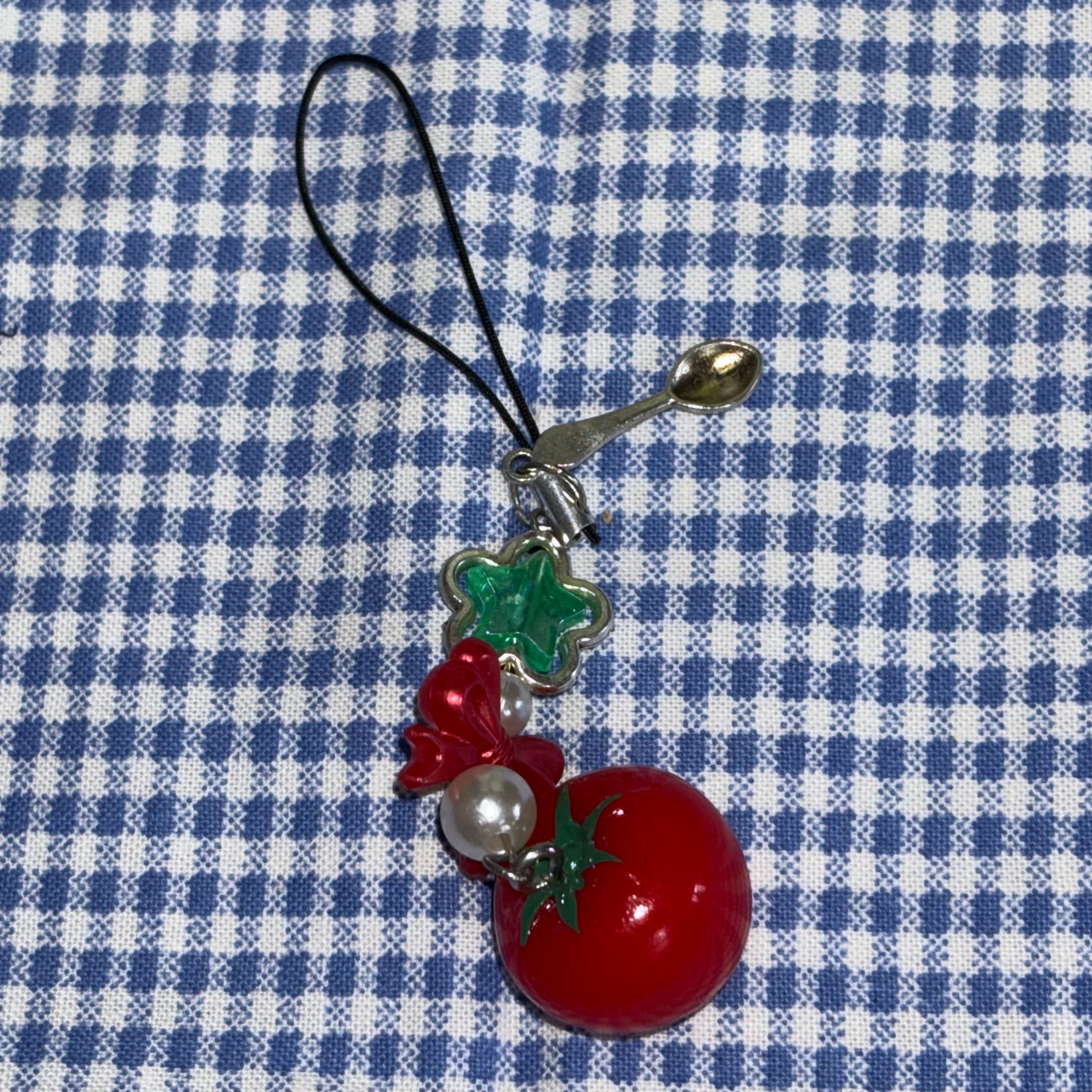 Tomato phone charm