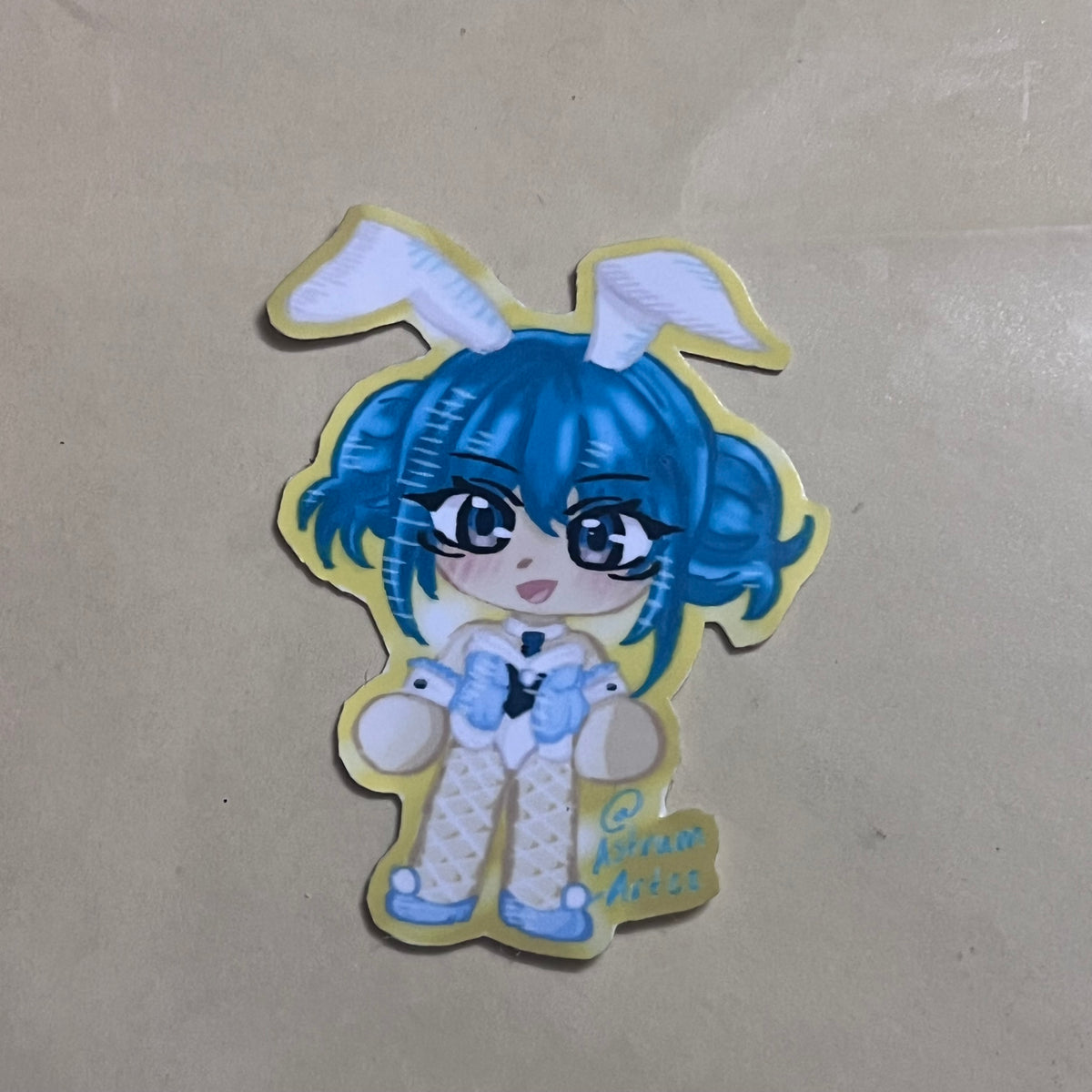 Hatsune Miku White Rabbit Sticker