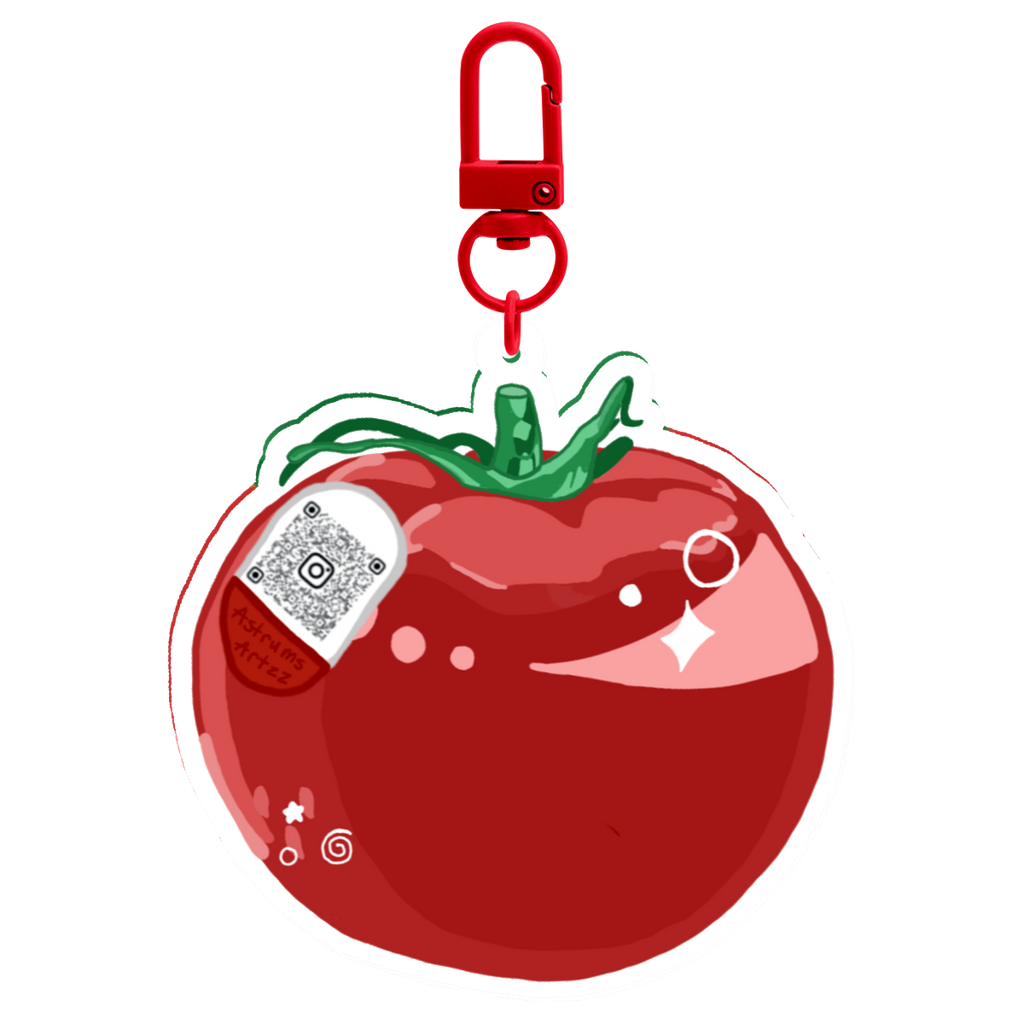 Tomato Keychain
