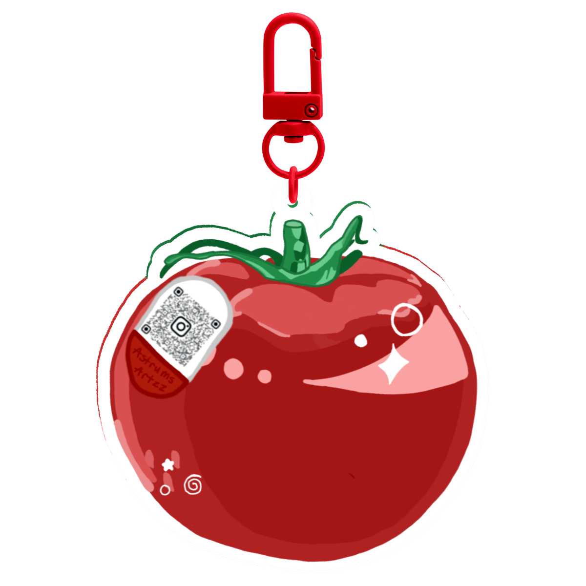 Tomato Keychain