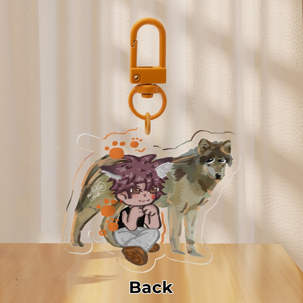 Valko Wolf Keychain