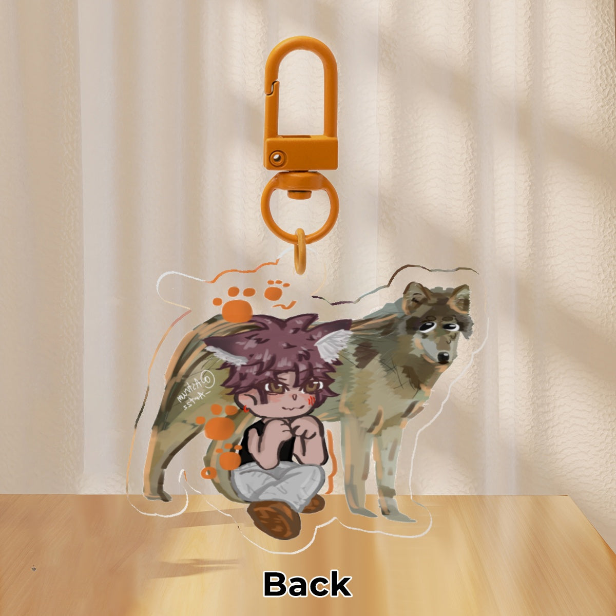Valko Wolf Keychain