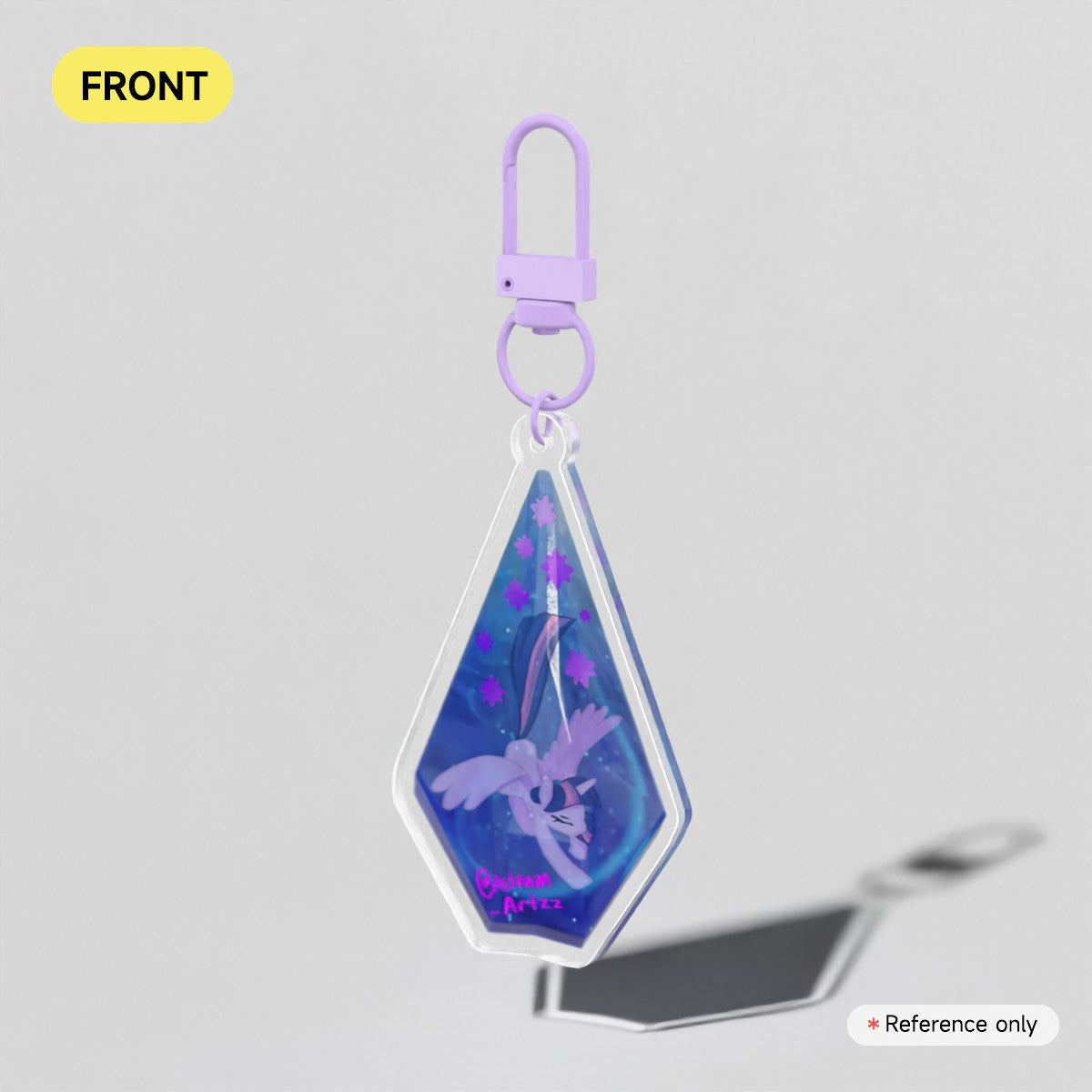 Twilight sparkle crystal Key chain