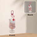 Pink Cream Soda Keychain