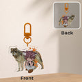 Valko Wolf Keychain