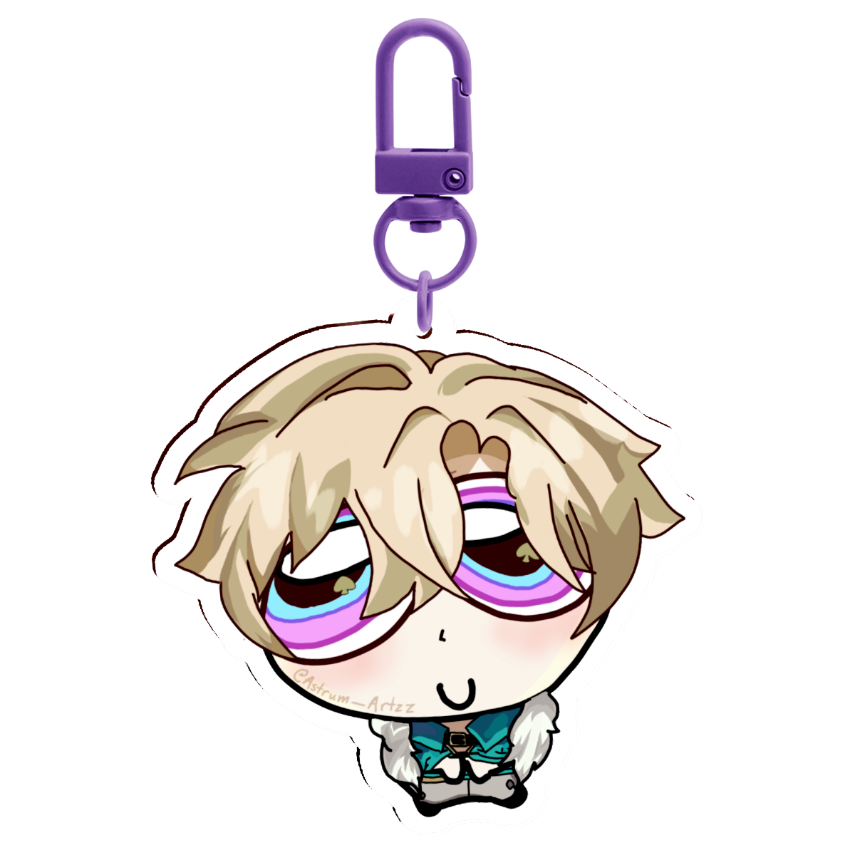 Silly Little Adventurine Keychain