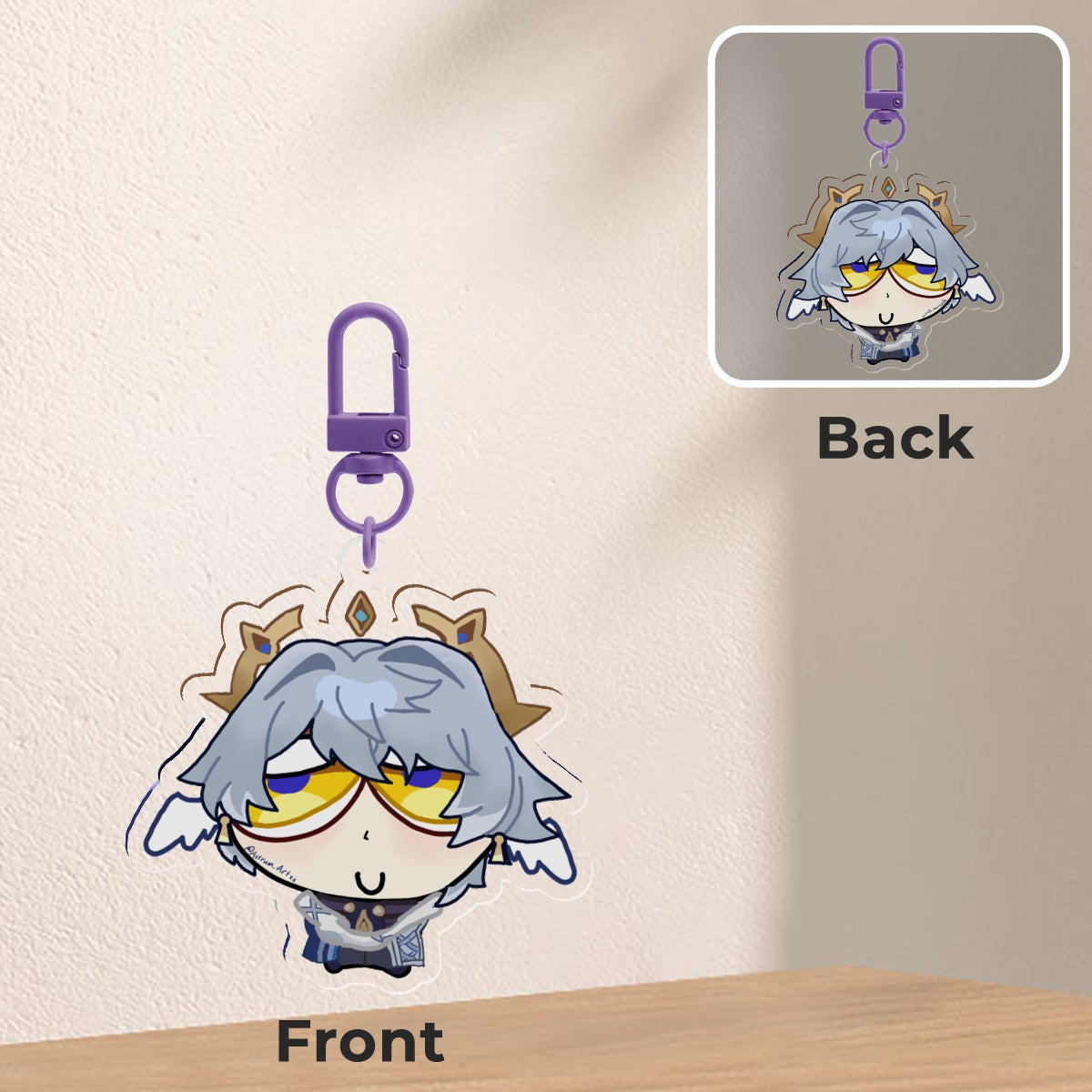 Silly Little Sunday Keychain