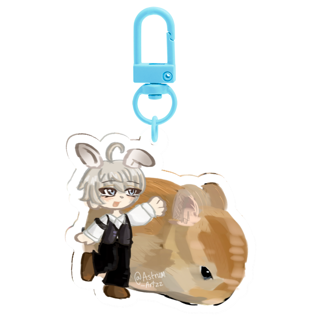 Xavier Bunny Keychain