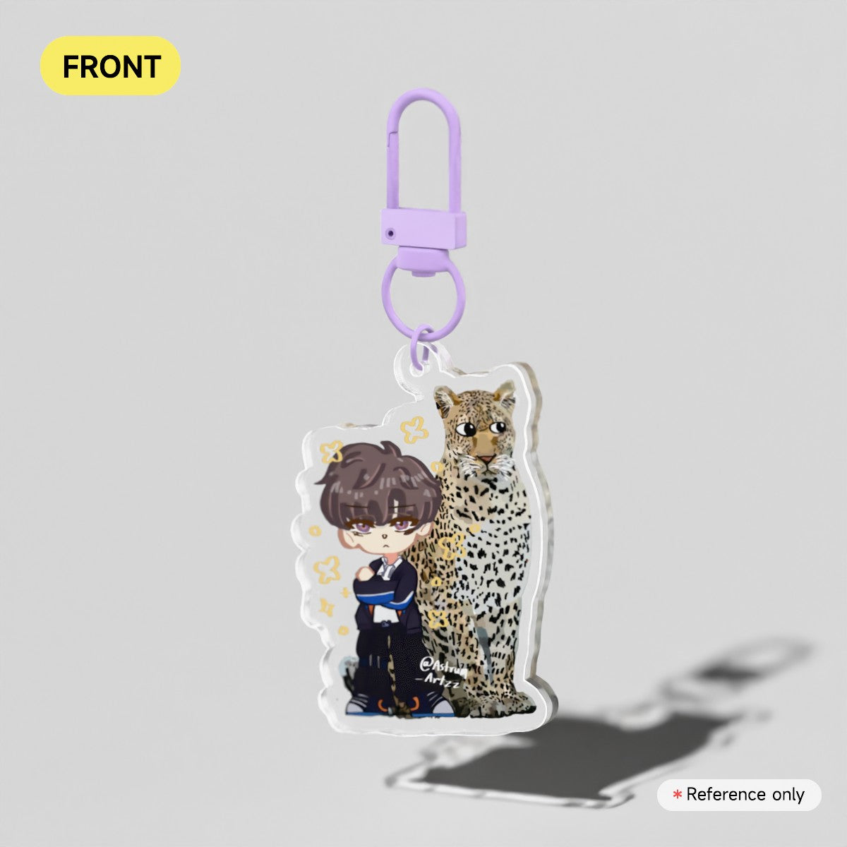 Caleb Leopard Keychain