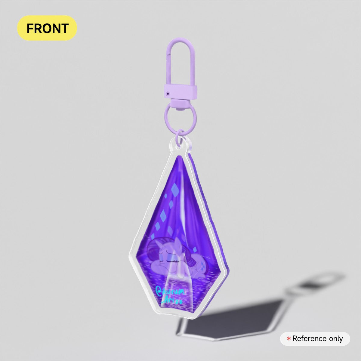 Rarity Crystal KeyChain