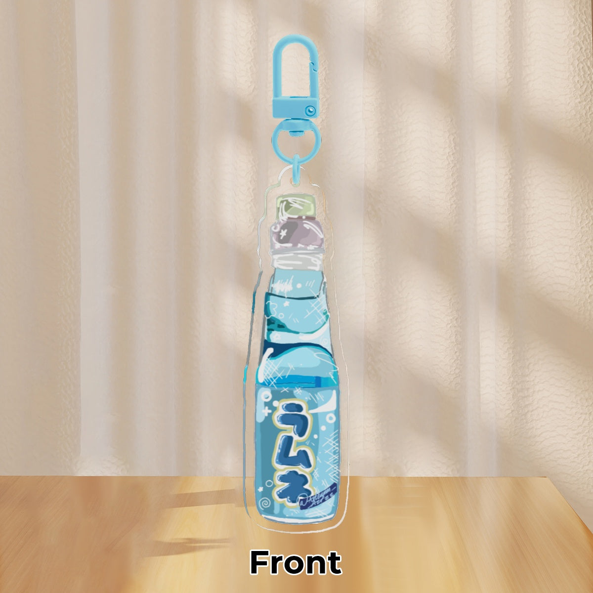 Blue Ramune Keychain