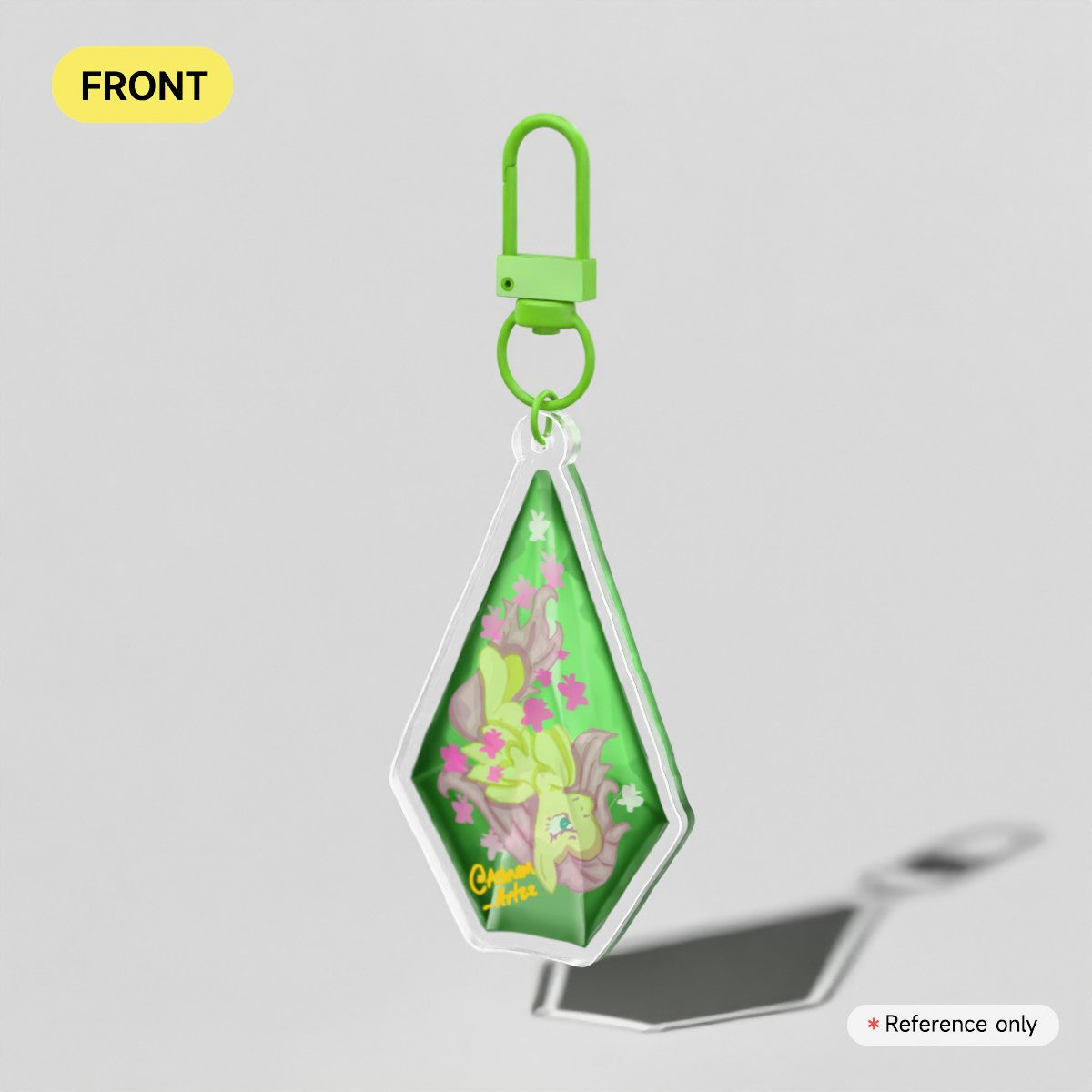 Flutter Shy Crystal KeyChain