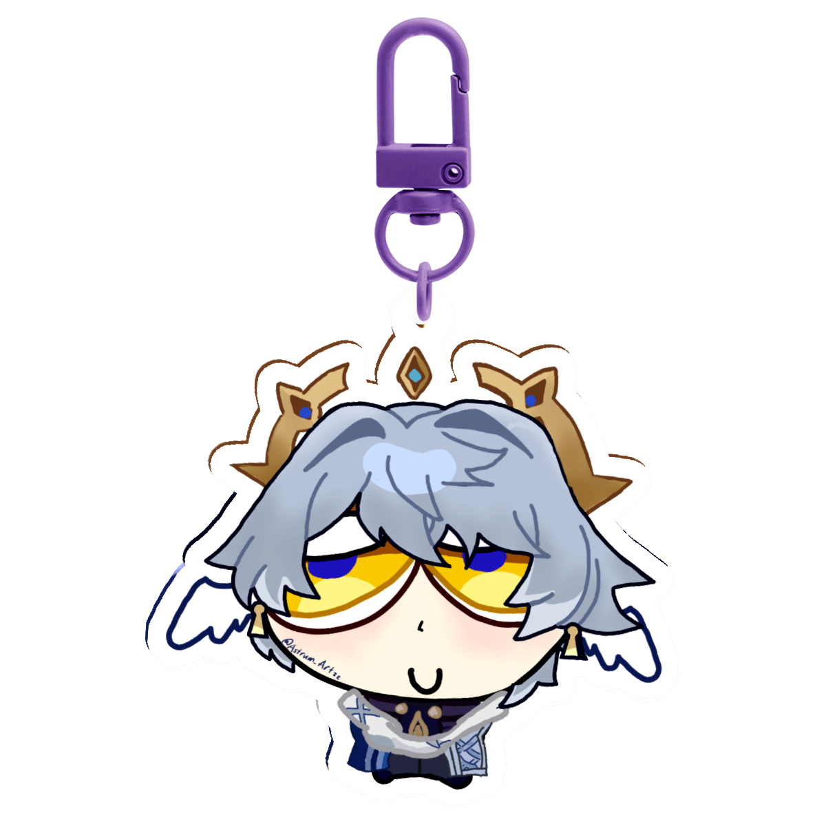 Silly Little Sunday Keychain
