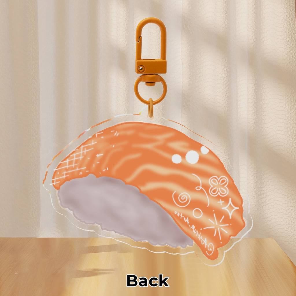 Salmon Sushi Keychain