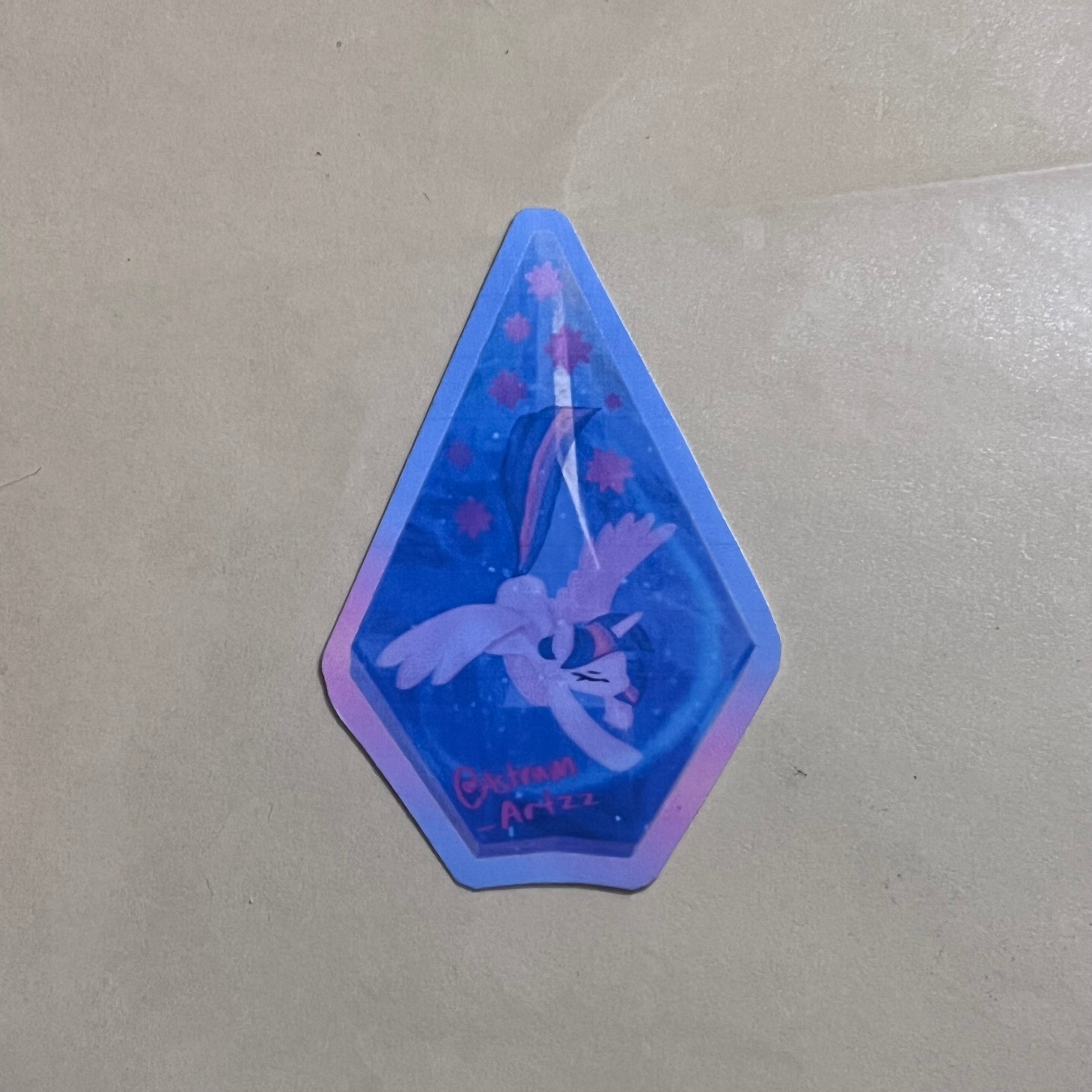 Twilight sparkle crystal sticker