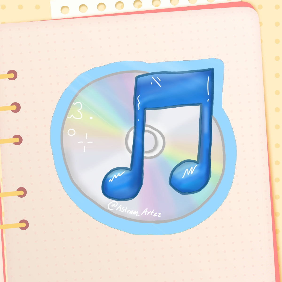 Music DVD Sticker