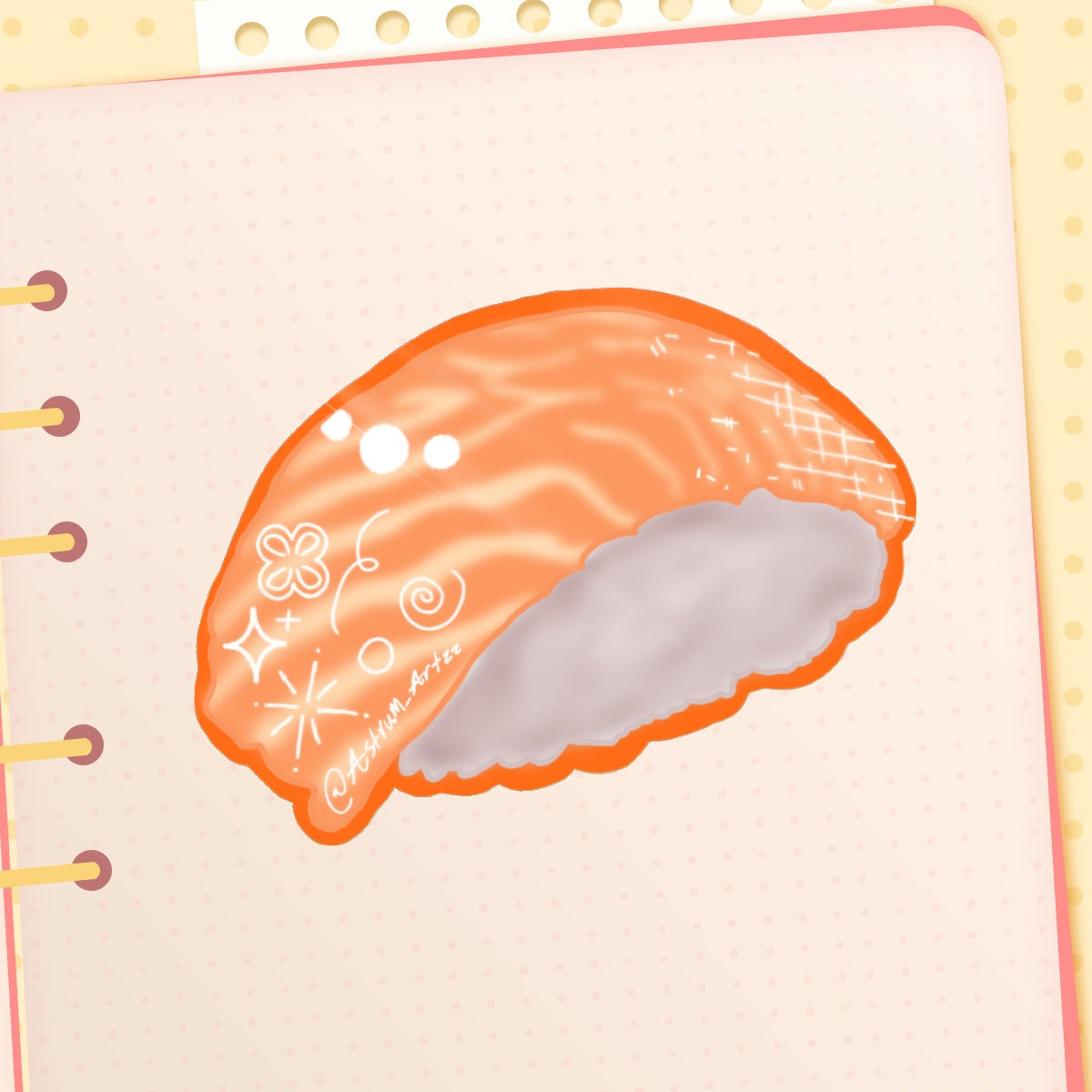 Salmon Sushi Sticker