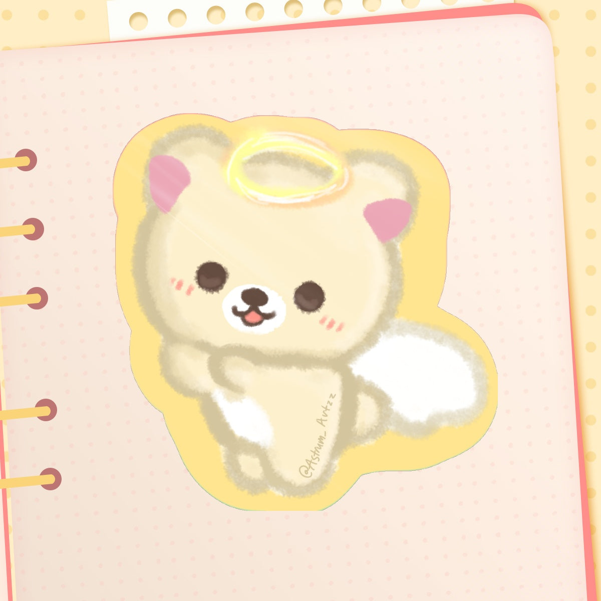 Korilakkuma Angel Sticker