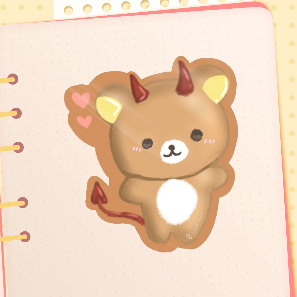 Rilakkuma Devil Sticker