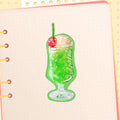 Green Cream Soda Sticker