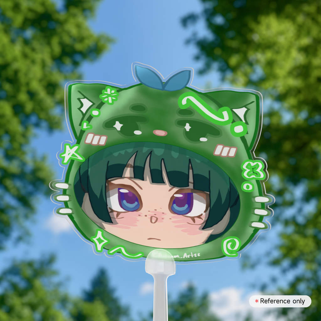 Mao Mao Plastic Hand Fan