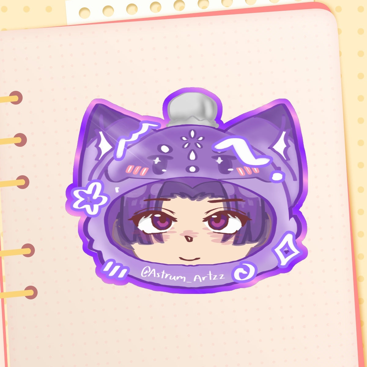Fox hood Jinshi sticker