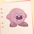 Drooling Kirby sticker