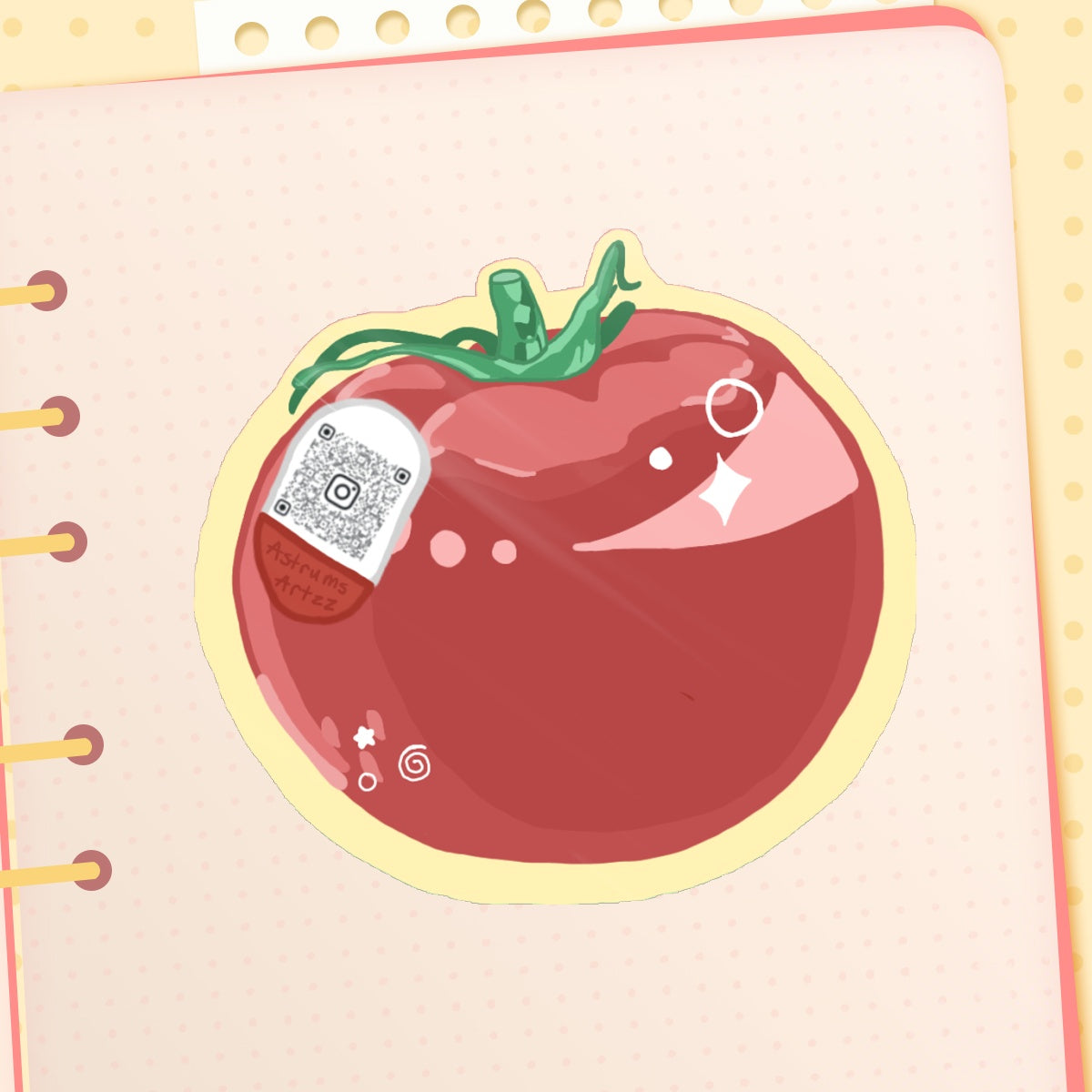 Tomato sticker