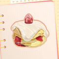 Strawberry pancakes sticker