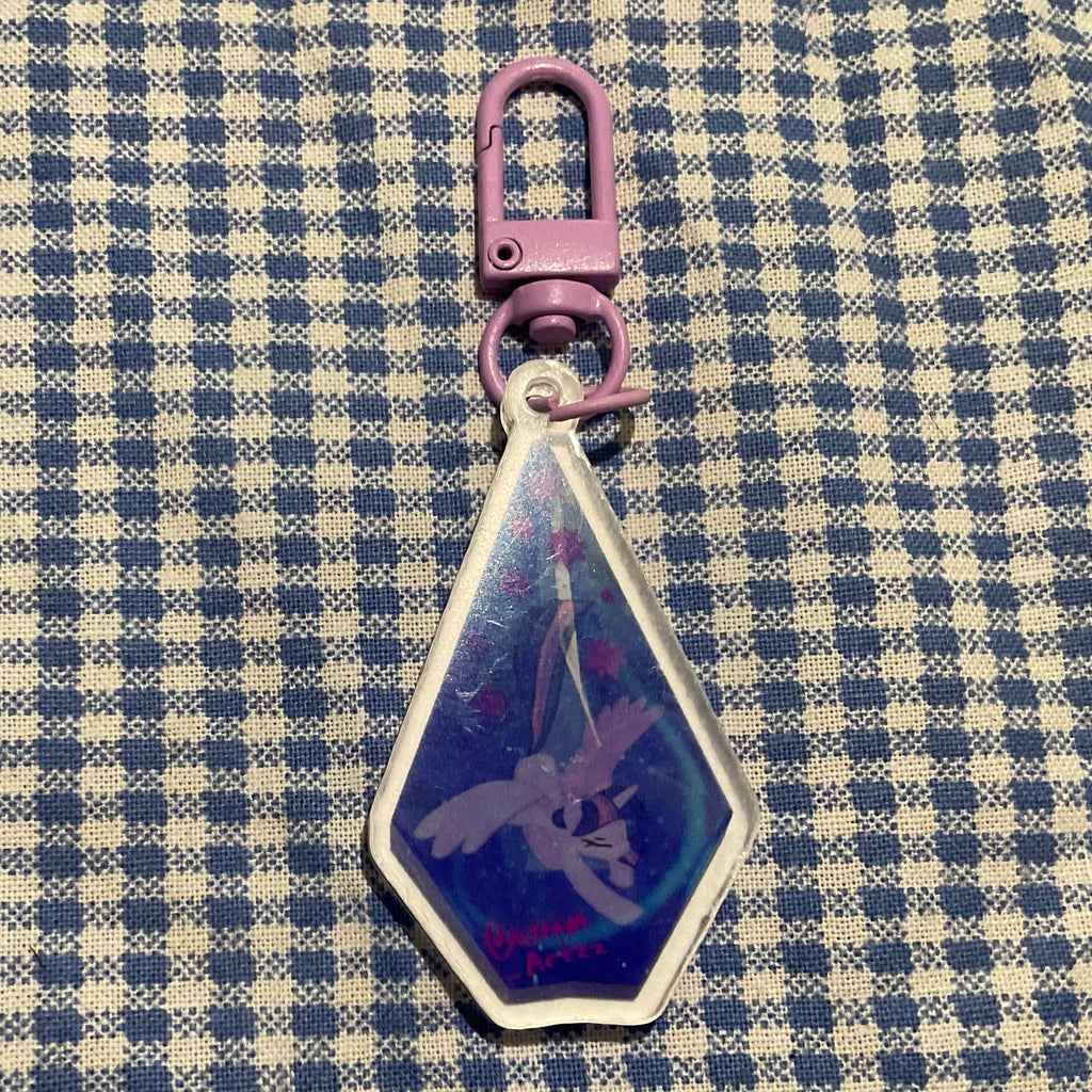 Twilight sparkle crystal keychain