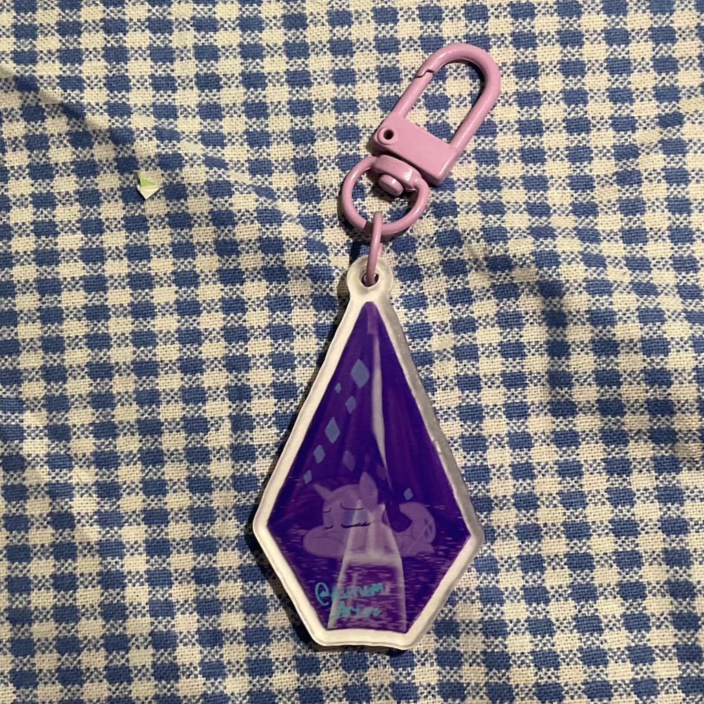 Rarity crystal keychain