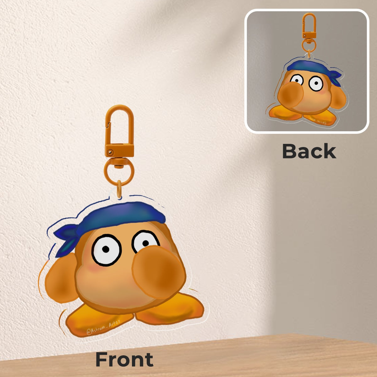 Shocked Bandana Dee Keychain