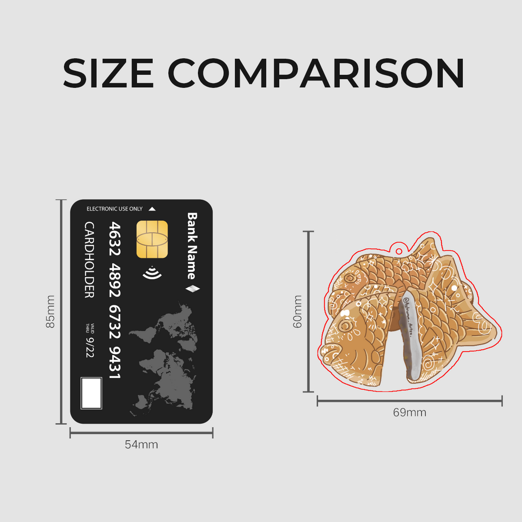 Taiyaki Fish Keychain