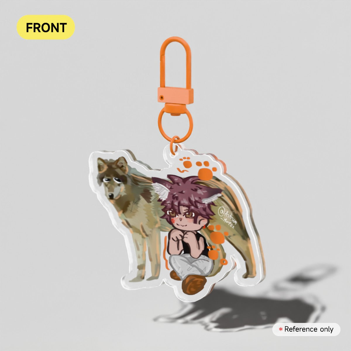 Valko Wolf Keychain
