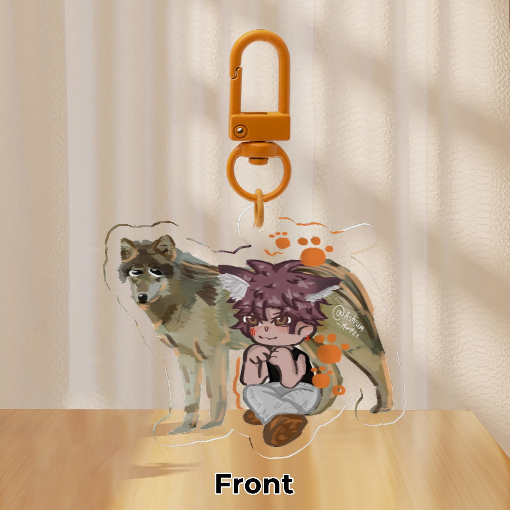 Valko Wolf Keychain