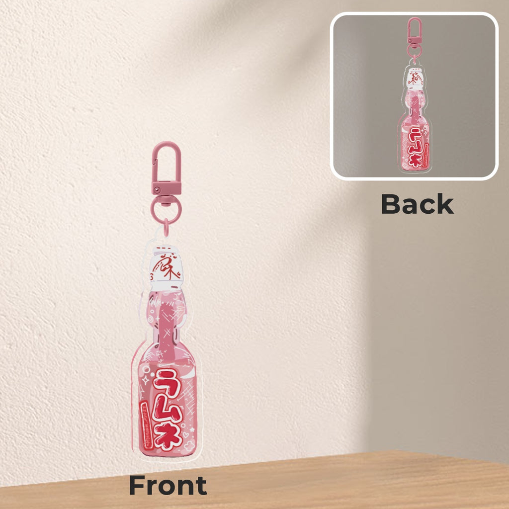 Pink Ramune Keychain