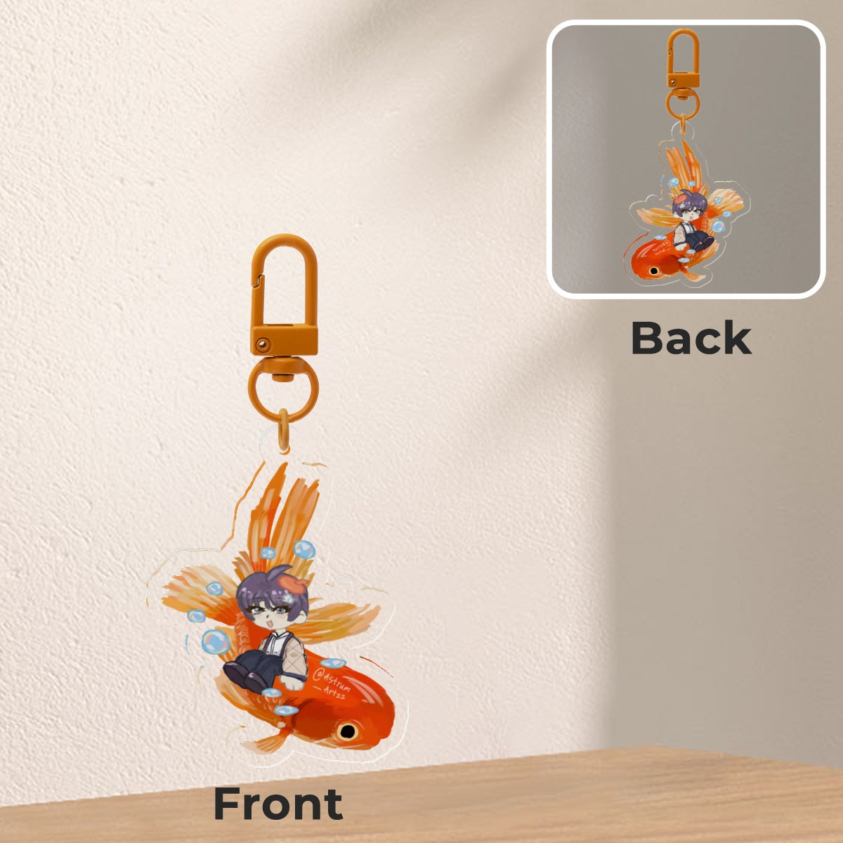 Rafayel Goldfish Keychain