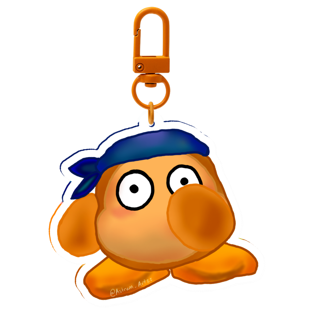Shocked Bandana Dee Keychain