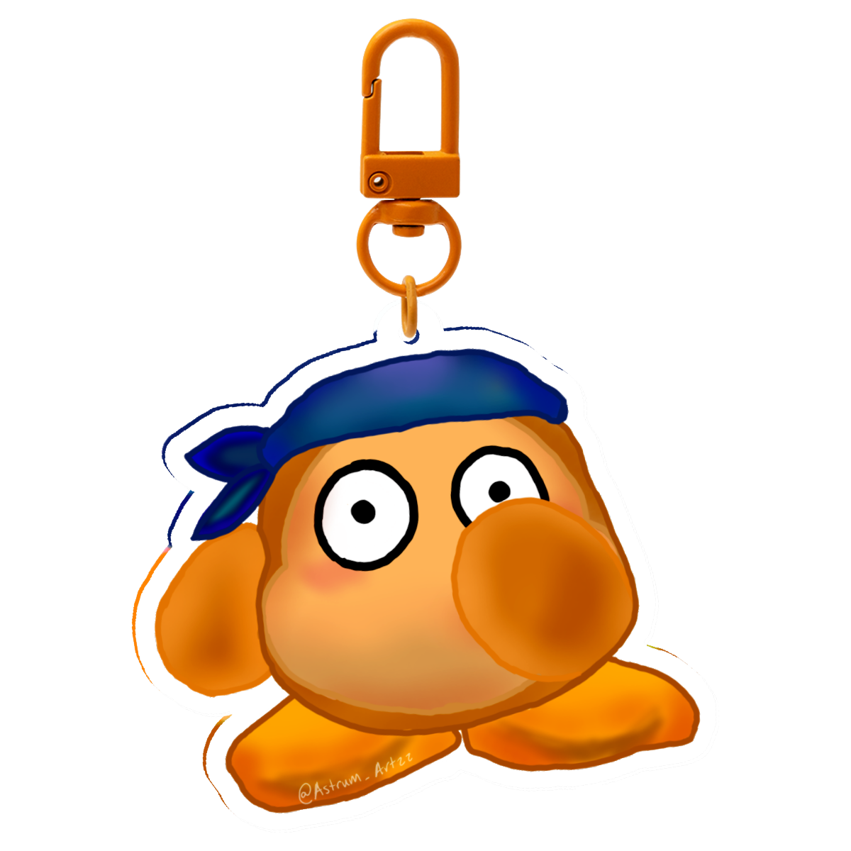 Shocked Bandana Dee Keychain